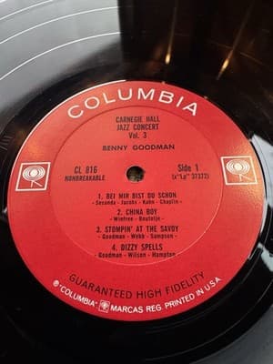 Rare Promo Benny Goodman The Famous 1938 Carnegie Hall Jazz Concert Vol 3, 1956? - Thumbnail 11