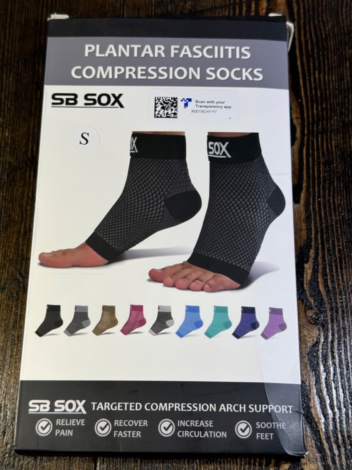 3x - SB Sox Plantar Fasciitis Compression socks for Men & Women Arch Support - Thumbnail 11