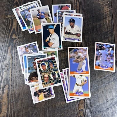 MISC Box of Baseball Card 7+ LBS 1990's Common Cards-Topps,Donruss,Score,Pacific - Thumbnail 3