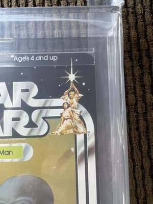 STAR WARS, RARE PINK TUSKS - 1979 WALRUS MAN - GRADED 70+, 21 BACK-B, KENNER MOC - Thumbnail 7