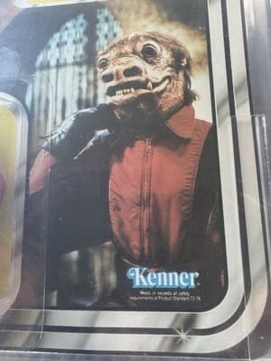STAR WARS - 1979 SNAGGLETOOTH - UNPUNCHED - GRADED 75, 21 BACK-B, KENNER MOC - Thumbnail 4