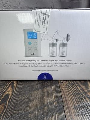 Spectra 9 Plus Premier Portable Rechargeable Electric Breast Pump - Nursing Tech - Thumbnail 4