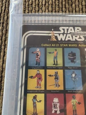 STAR WARS, RARE PINK TUSKS - 1979 WALRUS MAN - GRADED 70+, 21 BACK-B, KENNER MOC - Thumbnail 12