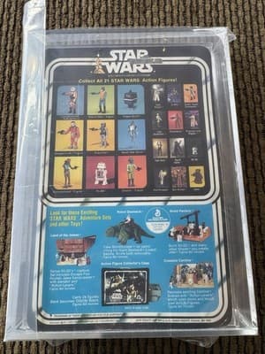 STAR WARS, RARE PINK TUSKS - 1979 WALRUS MAN - GRADED 70+, 21 BACK-B, KENNER MOC - Thumbnail 11