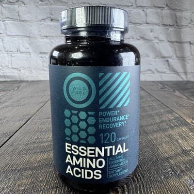 Wild Fuel All 9 Essential Amino Acids - 120 Capsules - Power Endurance Recovery