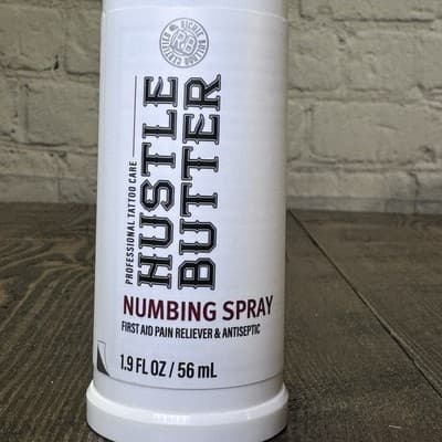 Hustle Butter Tattoo Numbing Spray 1.9oz First Aid Pain Reliever & Antiseptic - Thumbnail 2