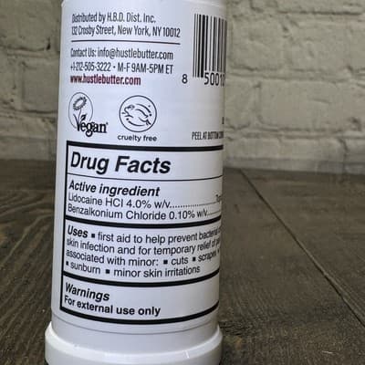 Hustle Butter Tattoo Numbing Spray 1.9oz First Aid Pain Reliever & Antiseptic - Thumbnail 3
