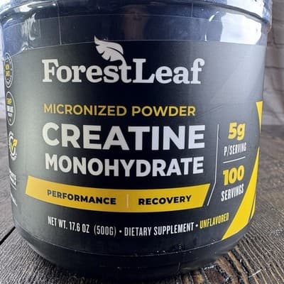 Forest Leaf Pure Micronized Powder Creatine - Strength & Energy - 100 servings - Thumbnail 2