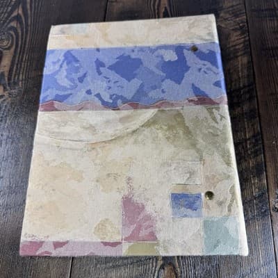 Fabric Cloth Photo Album - 3 ring 6 x 4 with Negative Slot - 200+ photos - Thumbnail 8