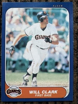1986-87 Will Clark Lot Of 8 Rookies NM-MT, Topps Traded Donruss Rookies Fleer - Thumbnail 6