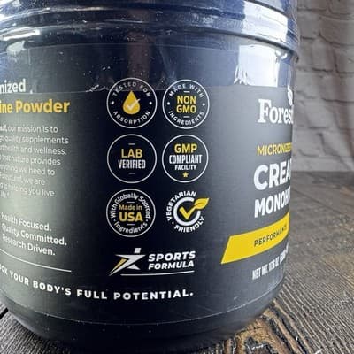 Forest Leaf Pure Micronized Powder Creatine - Strength & Energy - 100 servings - Thumbnail 8