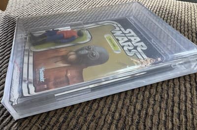 STAR WARS, RARE PINK TUSKS - 1979 WALRUS MAN - GRADED 70+, 21 BACK-B, KENNER MOC - Thumbnail 17