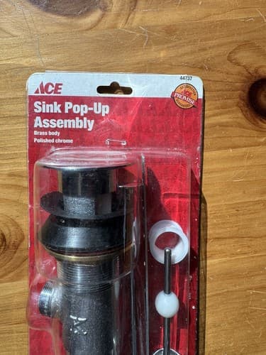 Ace Sink Pop-Up Assembly Chrome 1-1/4" 44737 Silver Drain - Thumbnail 2