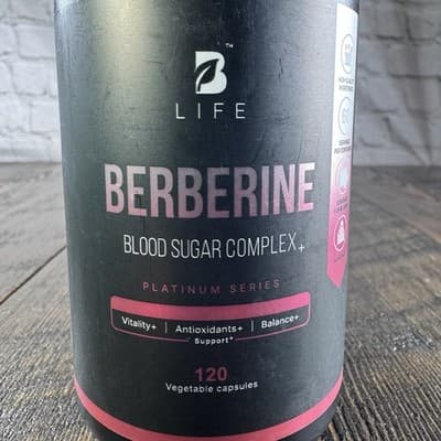 B Life Berberine Blood Sugar Complex - 120 capsules - - Thumbnail 2