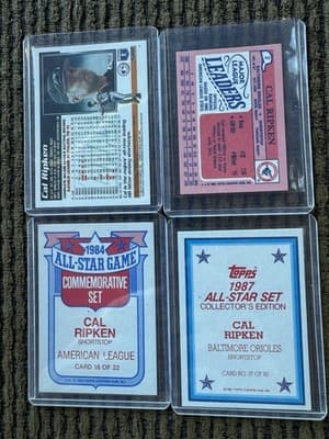 Cal Ripken Jr. Baseball Cards - Lot of 27 - Baltimore Orioles HOF, 1983-1995 - Thumbnail 13
