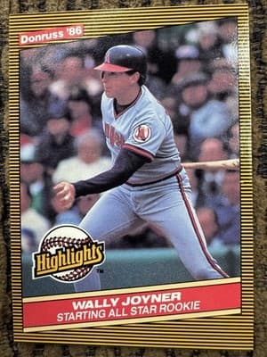 Wally Joyner Lot Of 9 Rookie Cards 1986-1987, NM-M, Topps Fleer Donruss, Angels - Thumbnail 6