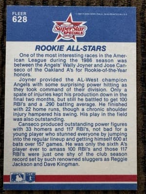 Wally Joyner Lot Of 9 Rookie Cards 1986-1987, NM-M, Topps Fleer Donruss, Angels - Thumbnail 15