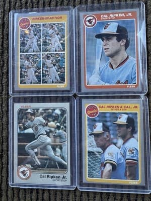 Cal Ripken Jr. Baseball Cards - Lot of 27 - Baltimore Orioles HOF, 1983-1995 - Thumbnail 2