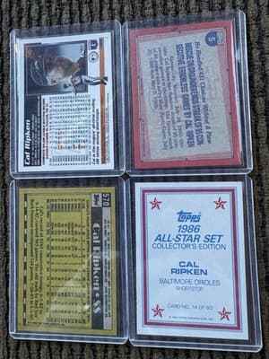 Cal Ripken Jr. Baseball Cards - Lot of 27 - Baltimore Orioles HOF, 1983-1995 - Thumbnail 11