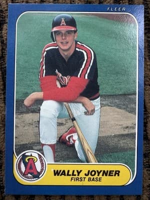 Wally Joyner Lot Of 9 Rookie Cards 1986-1987, NM-M, Topps Fleer Donruss, Angels - Thumbnail 8
