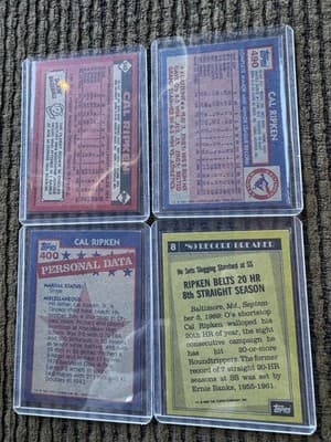 Cal Ripken Jr. Baseball Cards - Lot of 27 - Baltimore Orioles HOF, 1983-1995 - Thumbnail 7