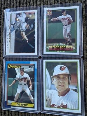 Cal Ripken Jr. Baseball Cards - Lot of 27 - Baltimore Orioles HOF, 1983-1995 - Thumbnail 10