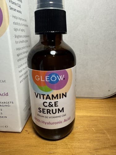 Gleow Vitamin C & E Serum With Hyaluronic Acid 2 fl oz EXPIRES 11/2026 - Thumbnail 2