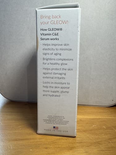 Gleow Vitamin C & E Serum With Hyaluronic Acid 2 fl oz EXPIRES 11/2026 - Thumbnail 6