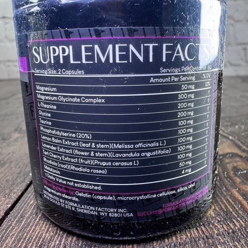 Formulation Factory The Night Before 10-in-1 Melatonin Magnesium Sleep Support - Thumbnail 3
