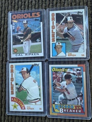 Cal Ripken Jr. Baseball Cards - Lot of 27 - Baltimore Orioles HOF, 1983-1995 - Thumbnail 6