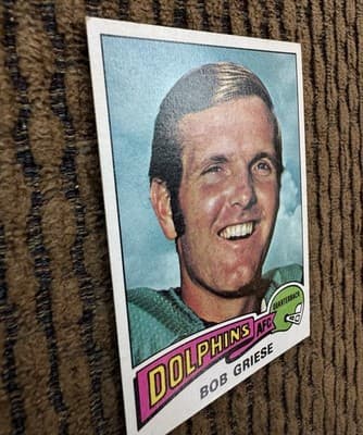 1975 Topps - Roger Staubach Dallas Cowboys #145, Bob Griese Miami Dolphins #100 - Thumbnail 10