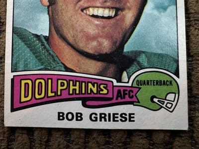 1975 Topps - Roger Staubach Dallas Cowboys #145, Bob Griese Miami Dolphins #100 - Thumbnail 12