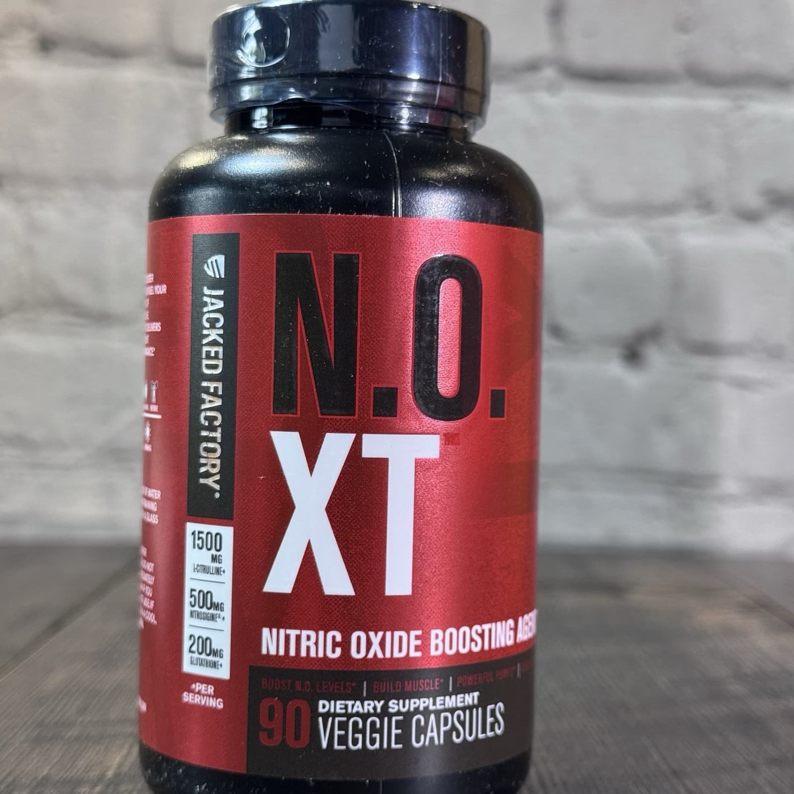Jack Factory N.O.XT - Nitric Oxide Boosting Agent 90 Veggie Capsules Supplement - Thumbnail 2