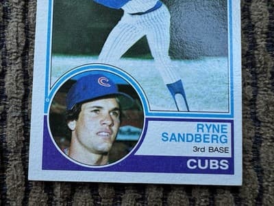 Lot Of 20 Ryne Sandberg Baseball Cards, 1983 Topps Rookie,Chicago Cubs 1983-1990 - Thumbnail 4