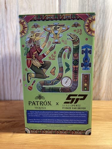 Patron Silver Limited Edition 2023 Collectable Tin Sergio Perez Love Of Mexico - Thumbnail 3
