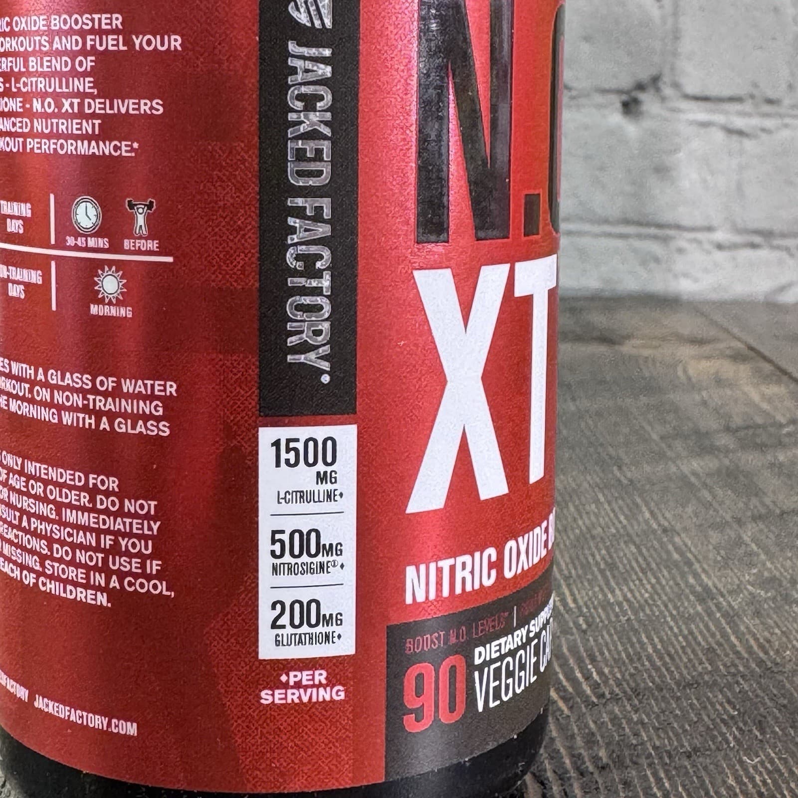 Jack Factory N.O.XT - Nitric Oxide Boosting Agent 90 Veggie Capsules Supplement - Thumbnail 5