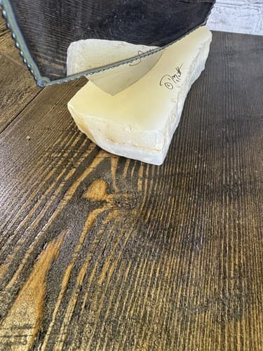 Vintage Signed John DeMott Art Brass Sailboat 17” Onyx Collectible 1975 boat - Thumbnail 9