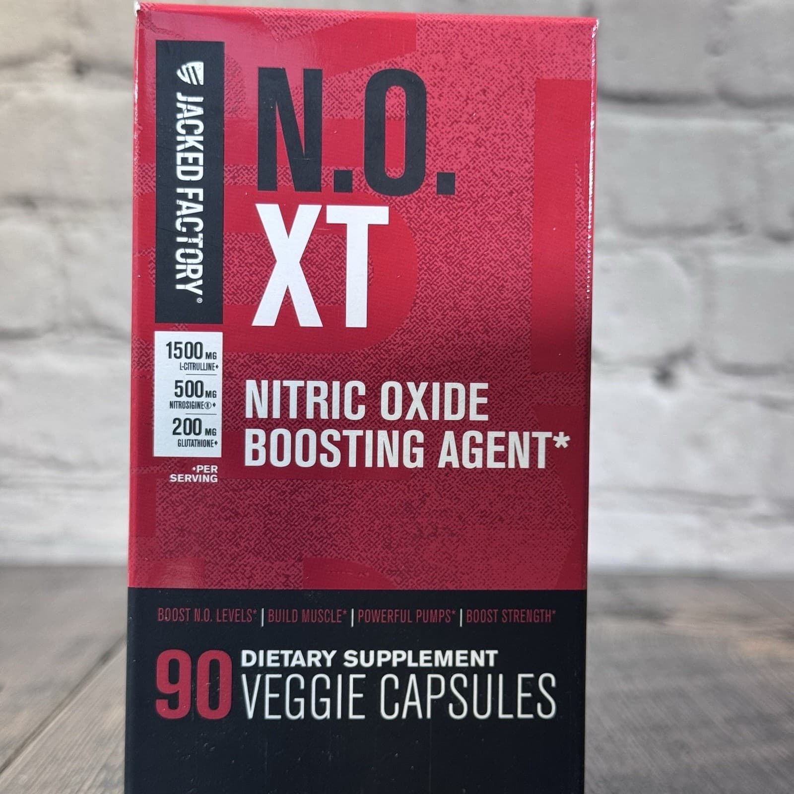 Jack Factory N.O.XT - Nitric Oxide Boosting Agent 90 Veggie Capsules Supplement - Thumbnail 6