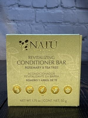 Natu Botanicals Revitalizing Conditioner Bar Rosemary & Tea Tree Oil
