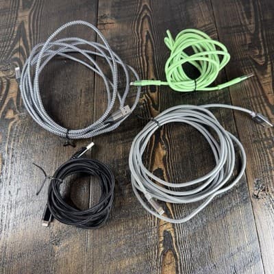 4 Pack Apple iPhone iPad Charging Cables Cable USB Lightning - MFI Certified