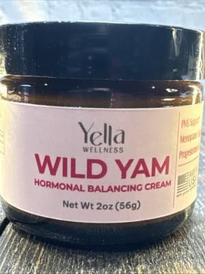 Yella Wild Yam Cream for Women Hormone Balance, PMS & Menopause Support - Thumbnail 2