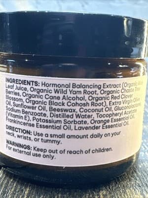 Yella Wild Yam Cream for Women Hormone Balance, PMS & Menopause Support - Thumbnail 4