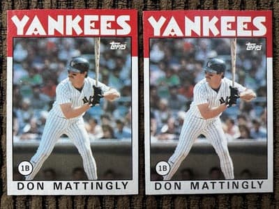 8 Unique Card Lot Don Mattingly, NY Yankees 1980’s - Thumbnail 4