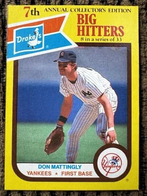 8 Unique Card Lot Don Mattingly, NY Yankees 1980’s - Thumbnail 16