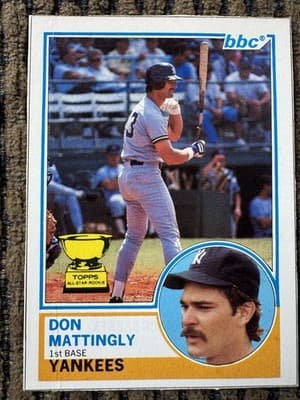 8 Unique Card Lot Don Mattingly, NY Yankees 1980’s - Thumbnail 8