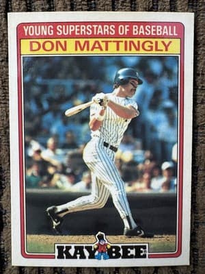 8 Unique Card Lot Don Mattingly, NY Yankees 1980’s - Thumbnail 6
