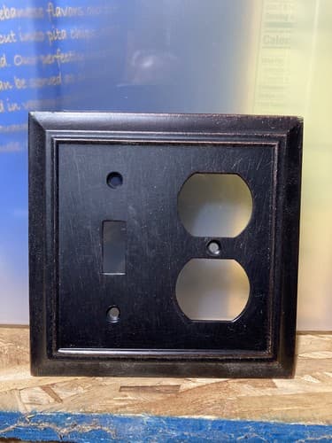 Bronze Steel Wall Plates Switch Outlet Cover Plate Home Wall Decor