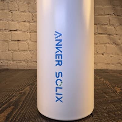 Anker Solix White Stainless Water Bottle With Handle Live in Power - Thumbnail 2
