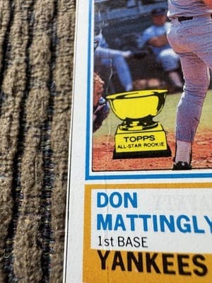 8 Unique Card Lot Don Mattingly, NY Yankees 1980’s - Thumbnail 9