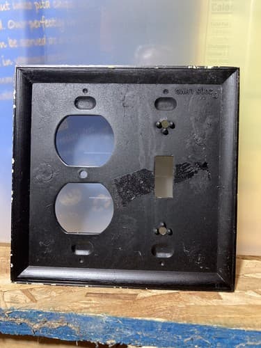 Bronze Steel Wall Plates Switch Outlet Cover Plate Home Wall Decor - Thumbnail 2